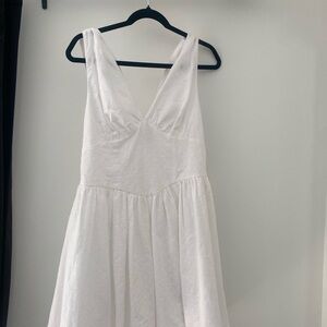 H&M White Mini Dress